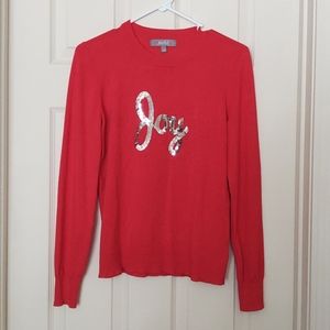 "Joy" Red Holiday Crewneck Sweater